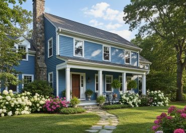 Blue Exterior House Colors | Beautiful Options in Lincoln NE