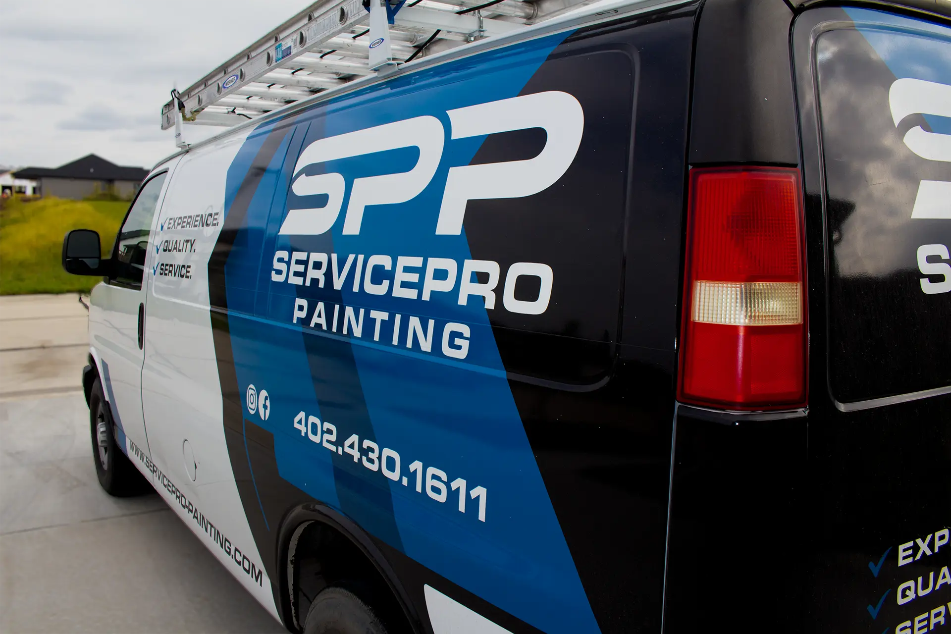 Service Pro Van with Logo on the side
